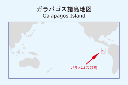 ガラパゴス諸島地図
